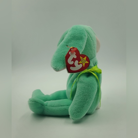 TY Beanie Baby - HIPPITY the Green Bunny (8.5 inch) - Picture 2 of 4